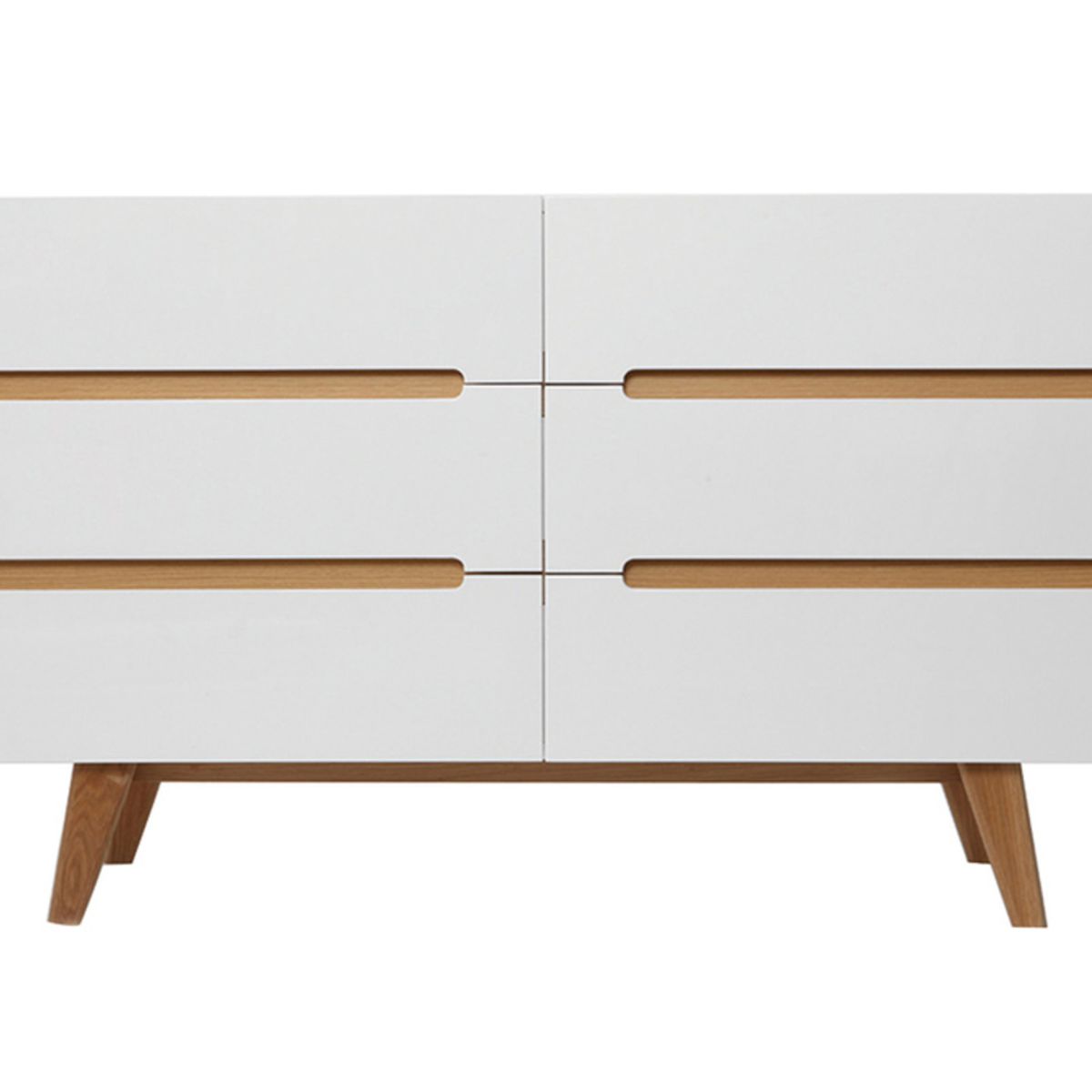TU MESITA - Cómoda Clásica 6 cajones Rita color Blanco TU MESITA
