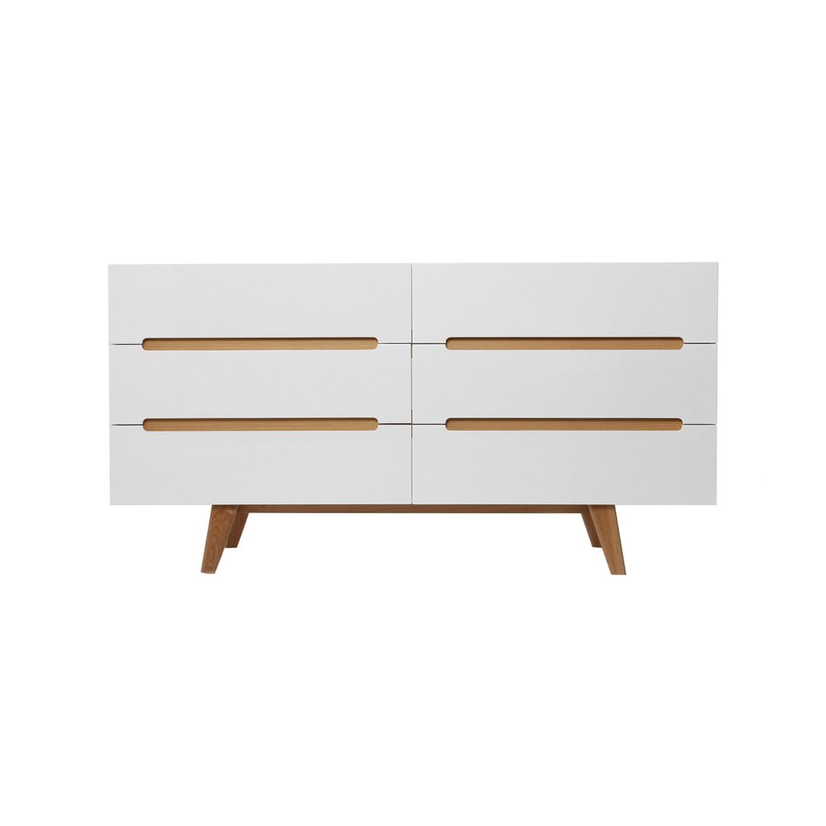 TU MESITA - Cómoda Clásica 6 cajones Rita color Blanco TU MESITA