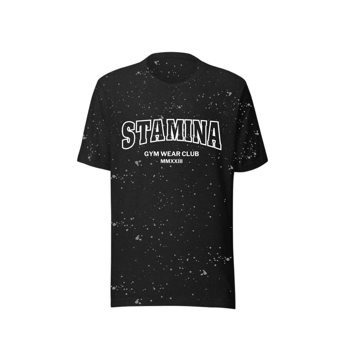 GENERICO - POLO OVERSIZE ACID WASH STAMINA - POLO PARA EL GYM MUJER