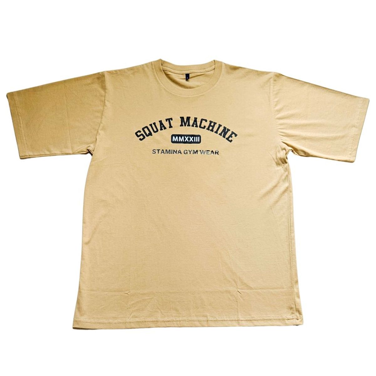 GENERICO - POLO OVERSIZE SQUAT MACHINE - POLO PARA EL GYM MUJER