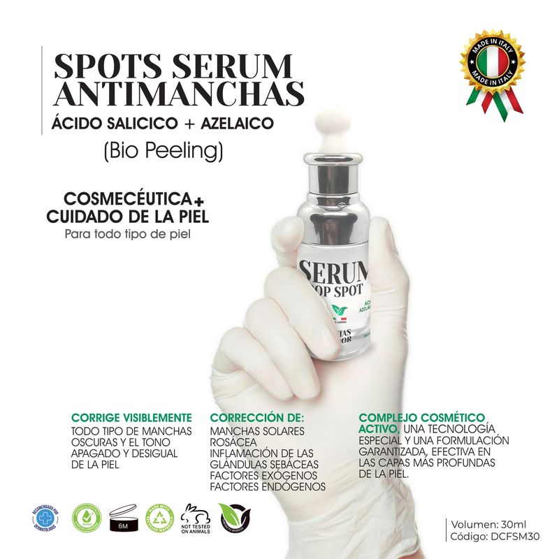 BOTEXPHARMA - Suero Drop Spot Corrección Total de Manchas en Cada Gota ITALIA