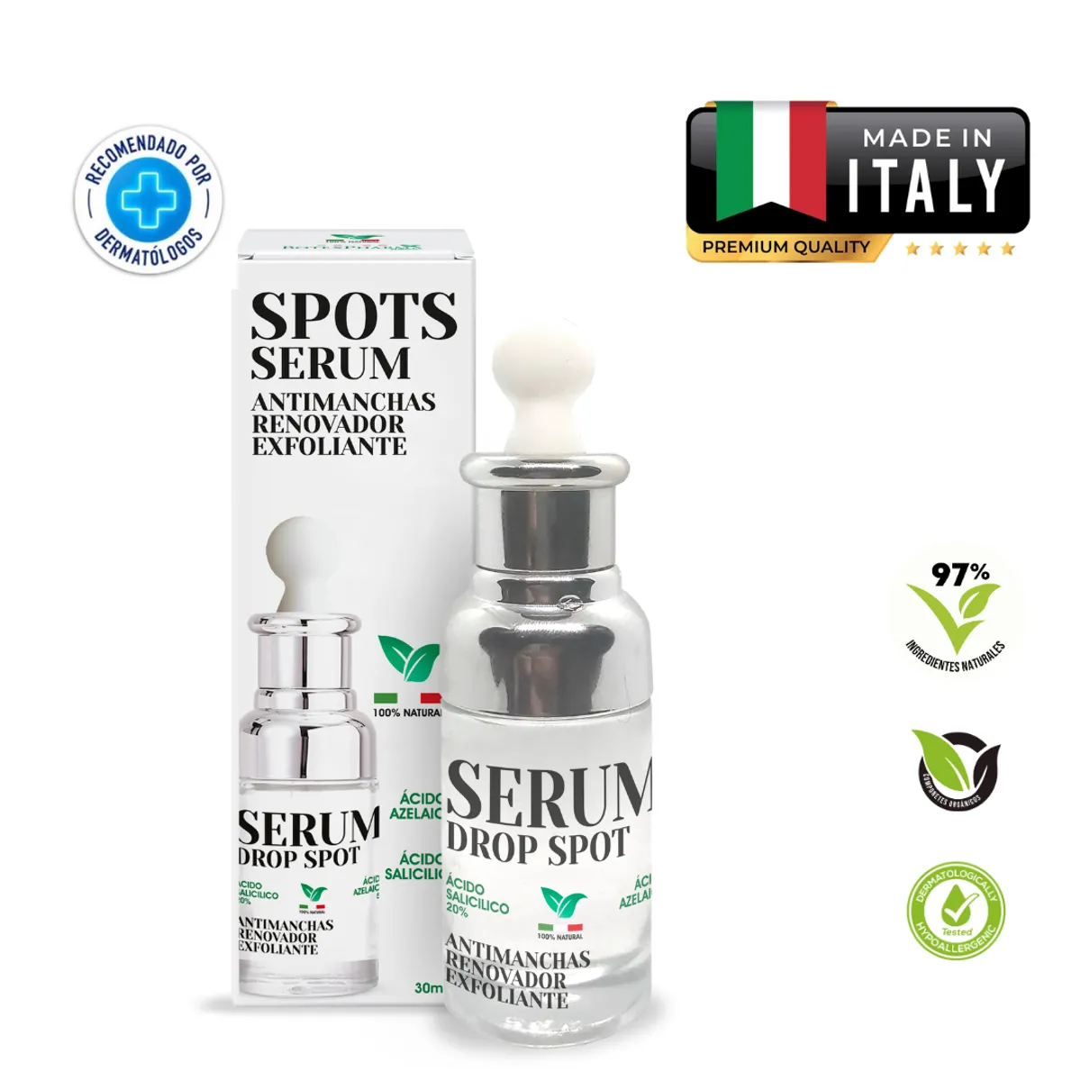 BOTEXPHARMA - Suero Drop Spot Corrección Total de Manchas en Cada Gota ITALIA