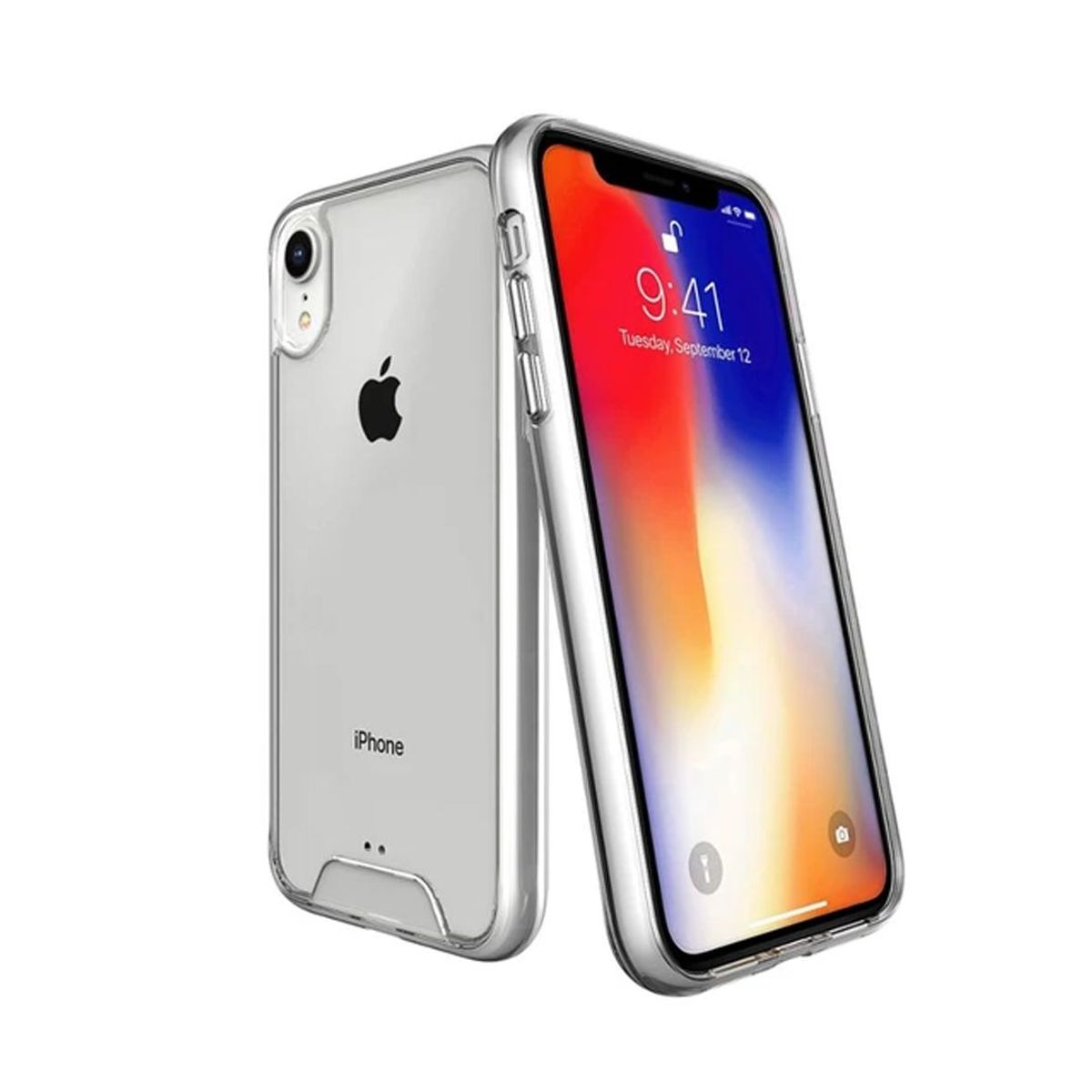 GENERICO - Space Carcasa iPhone Xr Transparente