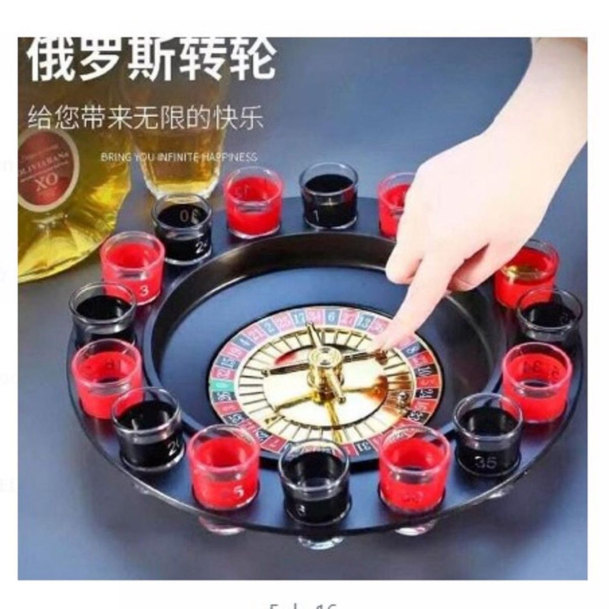 GENERICO - Juego ruleta shot de tragos A1