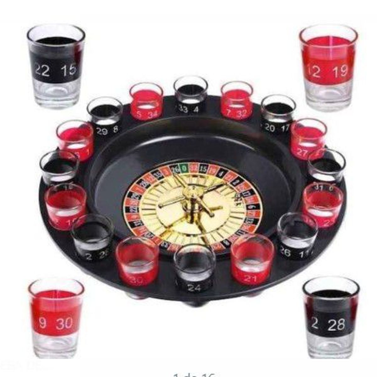 GENERICO - Juego ruleta shot de tragos A1