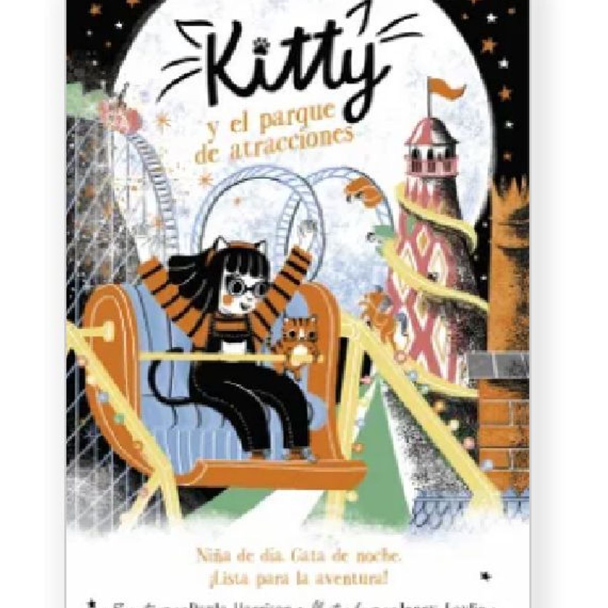 GENERICO - Libro Infantil Kitty 6 y el Parque de Atracciones