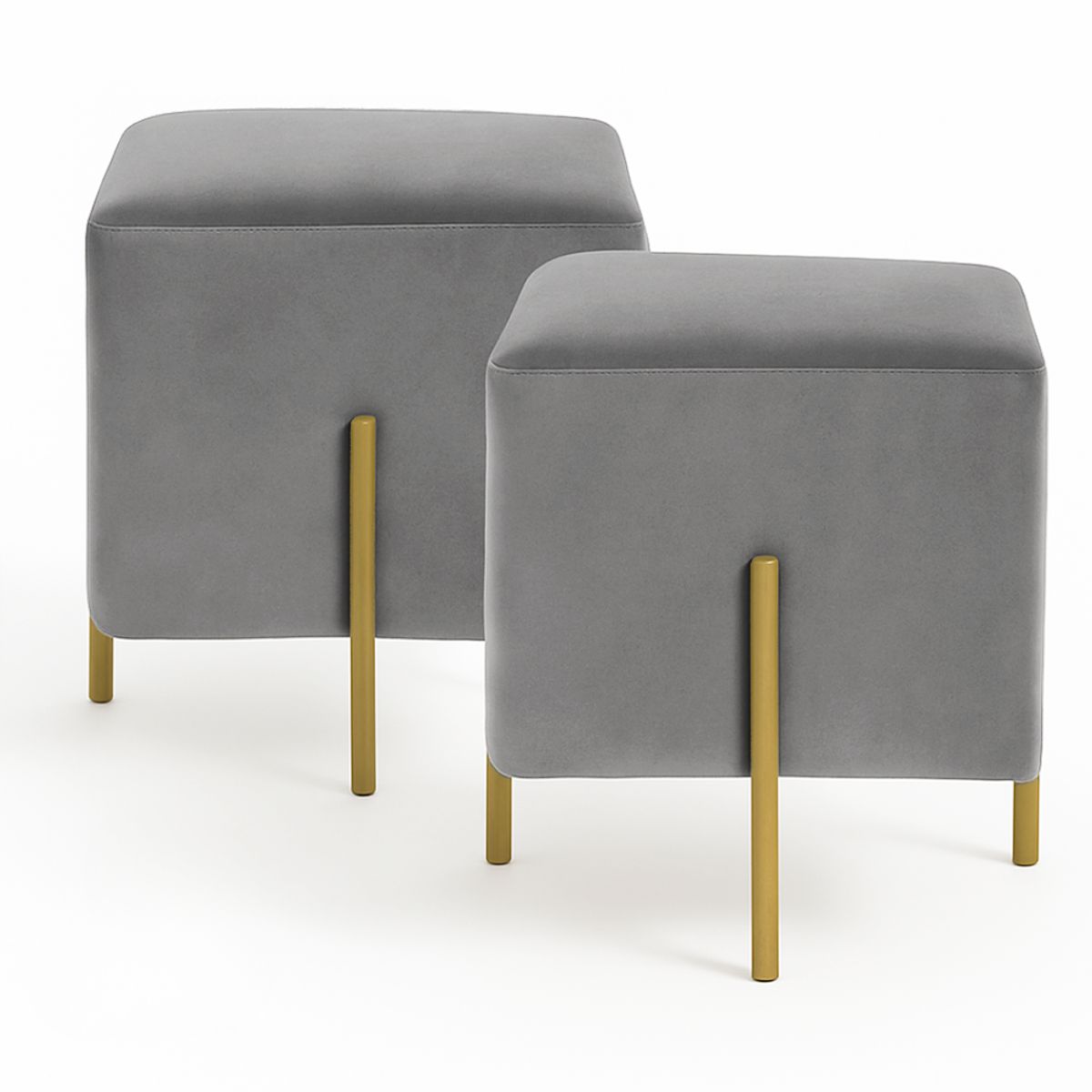 GENERICO - PUFF DANIEL GRIS GOLD