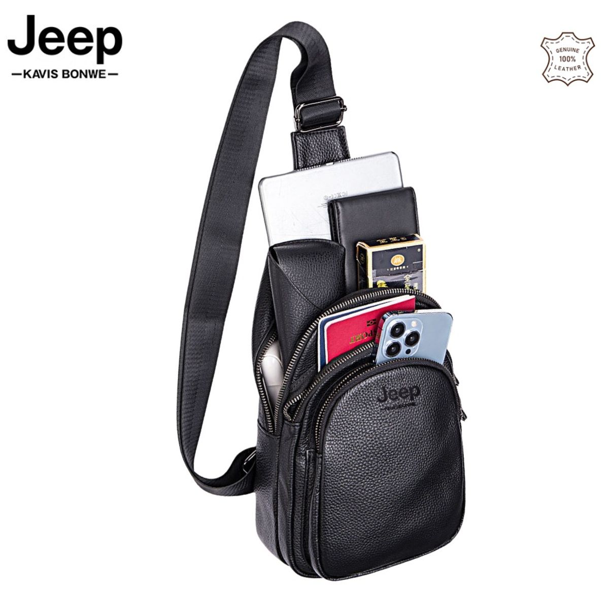 GENERICO - Pechera J- kavis de Cuero Vacuno 4036 Diseño moderno