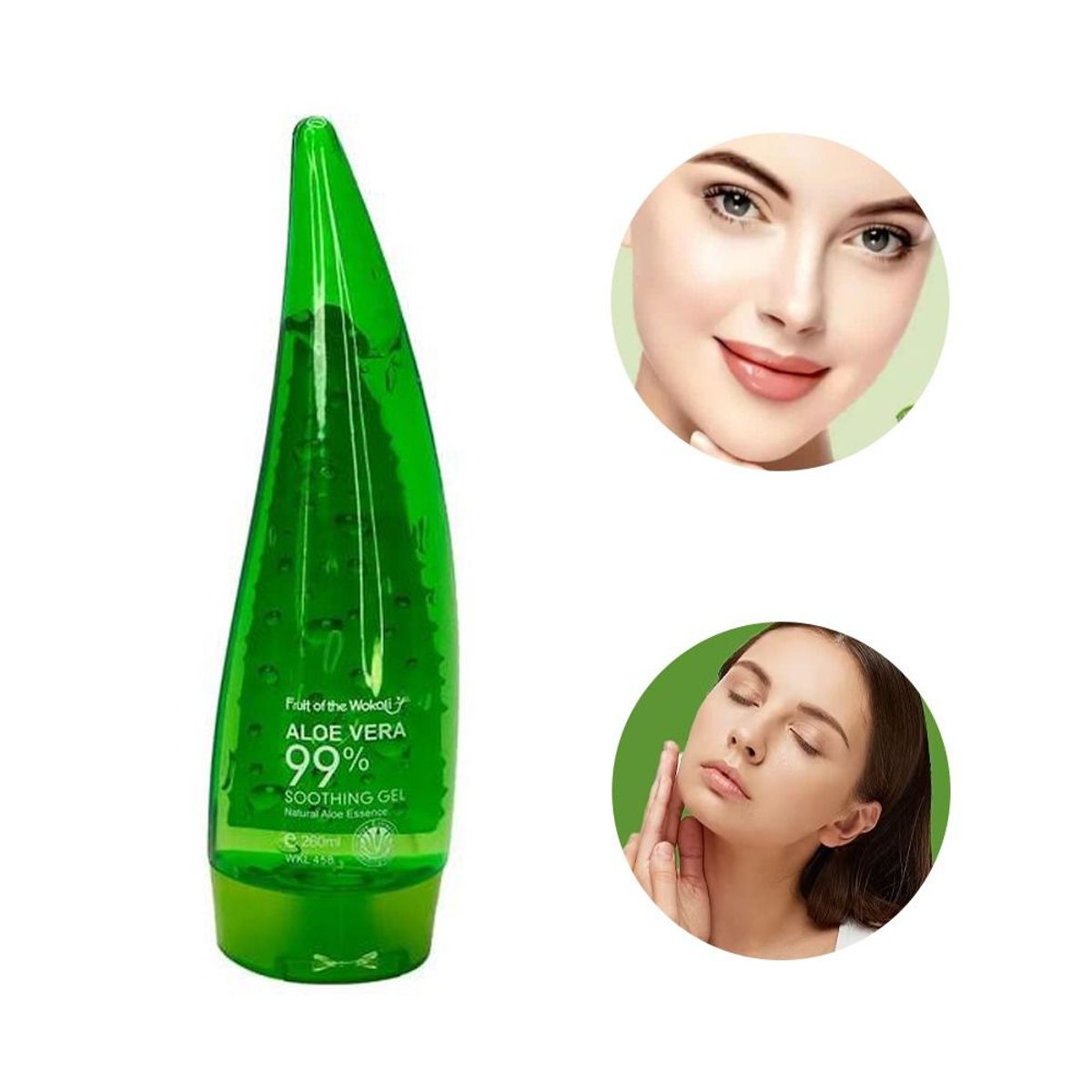 WOKALI - Gel Calmante de Aloe Vera 99% Wokali 260 ml