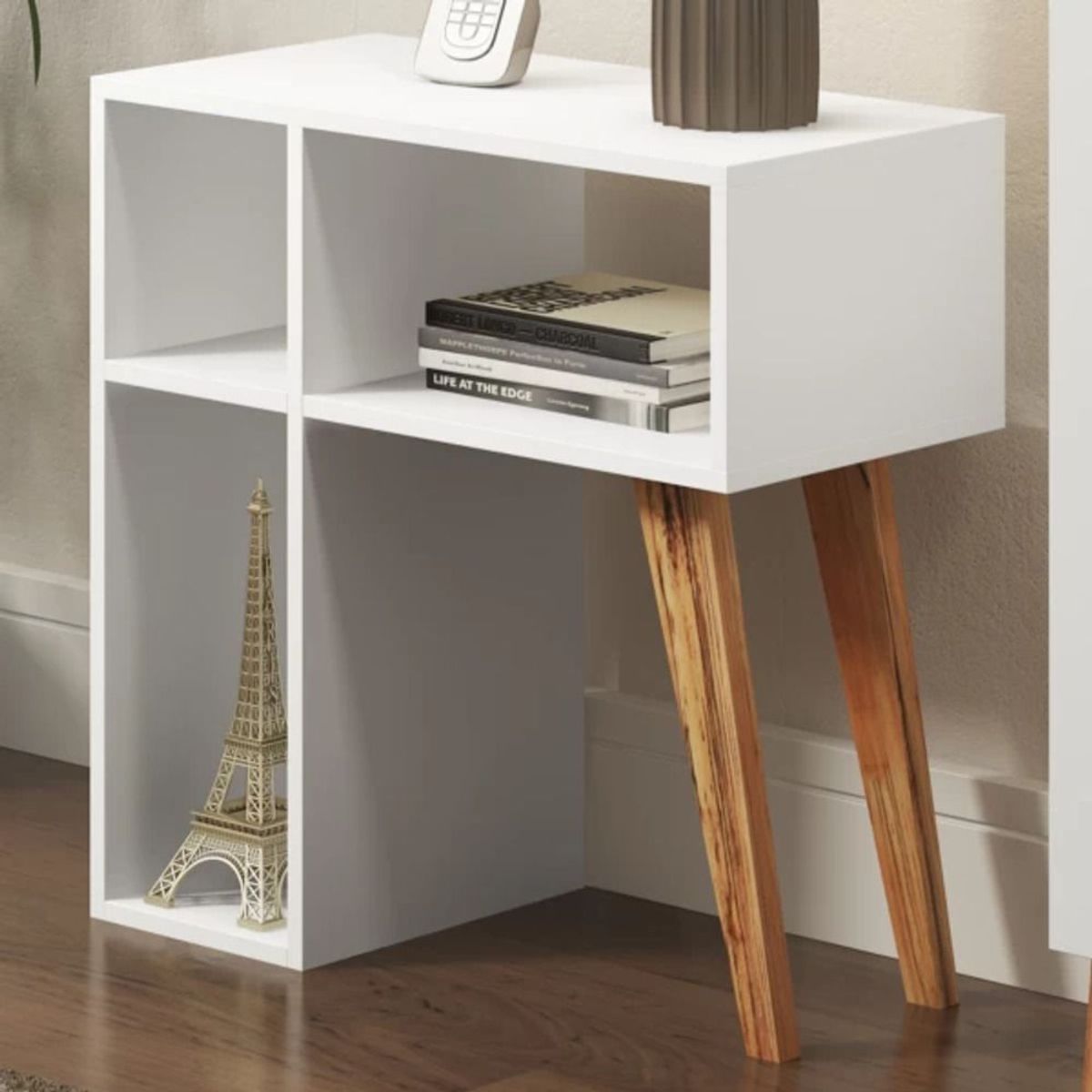 TU MESITA - Mueble práctico Multiusos Alexa color Blanco TU MESITA