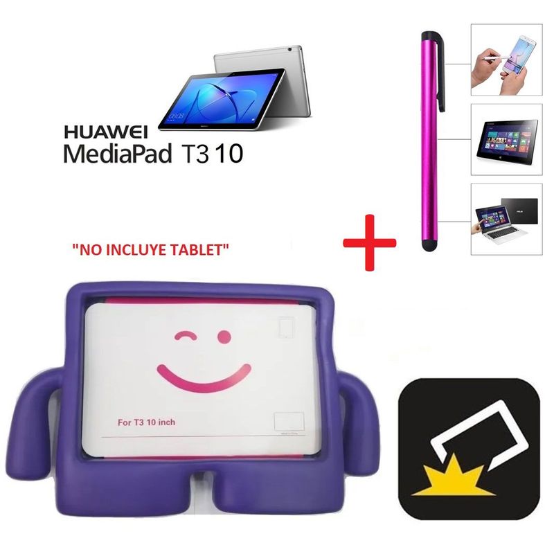 GENERICO - Funda Case Niños + Lapiz Tactil para Huawei MediaPad T3 10 Protector