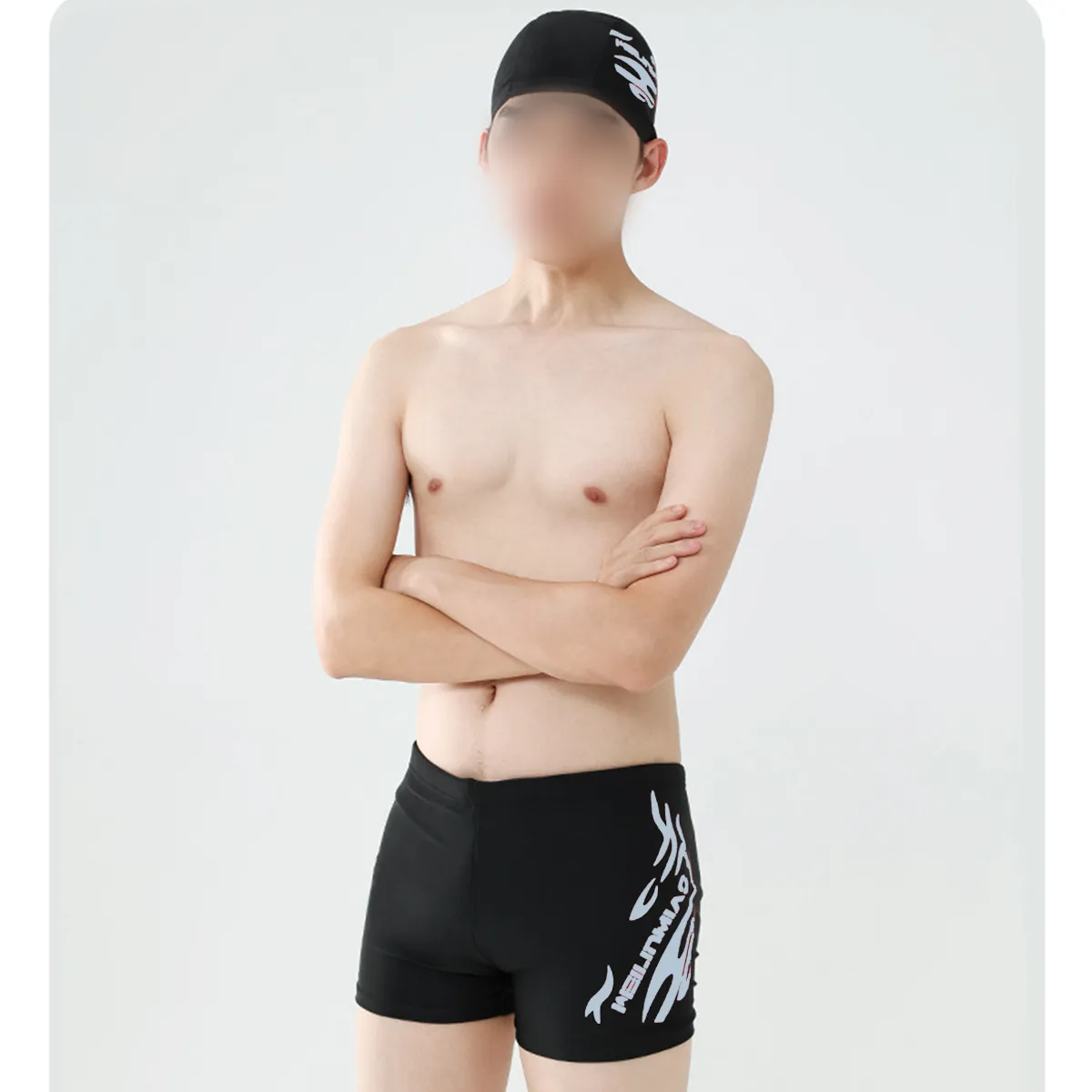 ZIMRAHYG - Ropa de baño trunks para hombre y traje de sombrero de baño