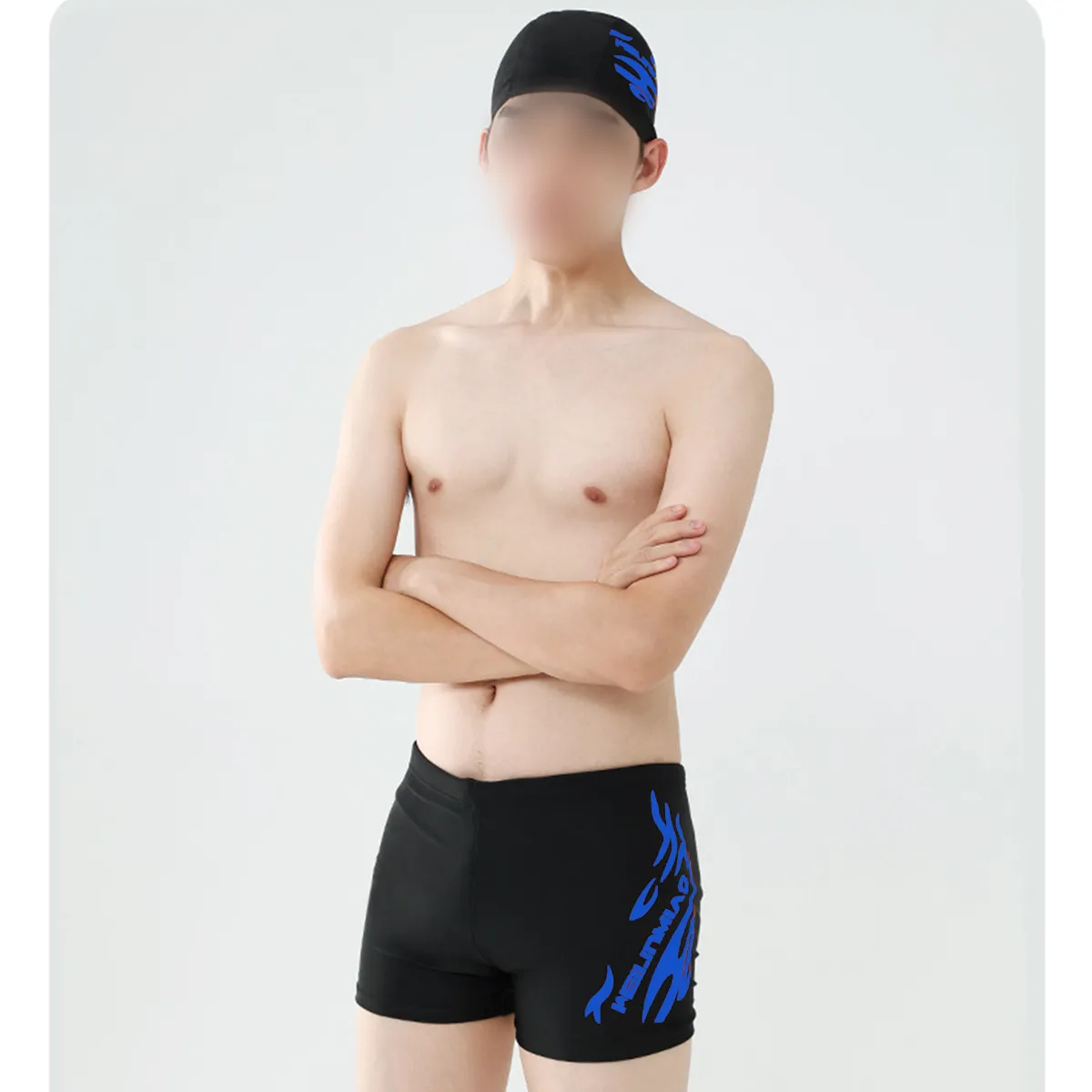 ZIMRAHYG - Ropa de baño trunks para hombre y traje de sombrero de baño