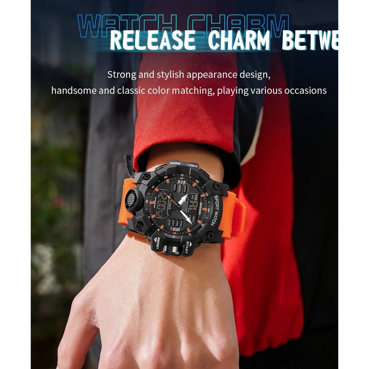 SANDA - Reloj Hombre SANDA 6126 Análogo-Digital