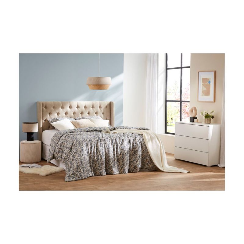 TU MESITA - Cómoda Clásica 3 cajones Laly color Blanco TU MESITA