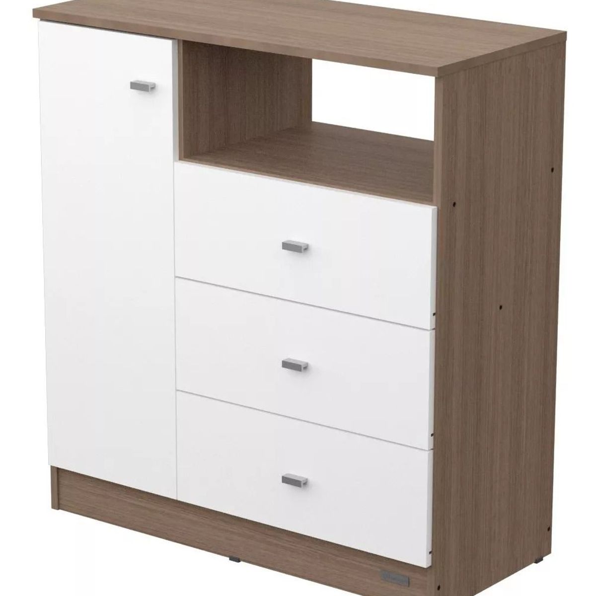 TU MESITA - Cómoda Moderna Luxury 1 puerta 3 cajones TU MESITA