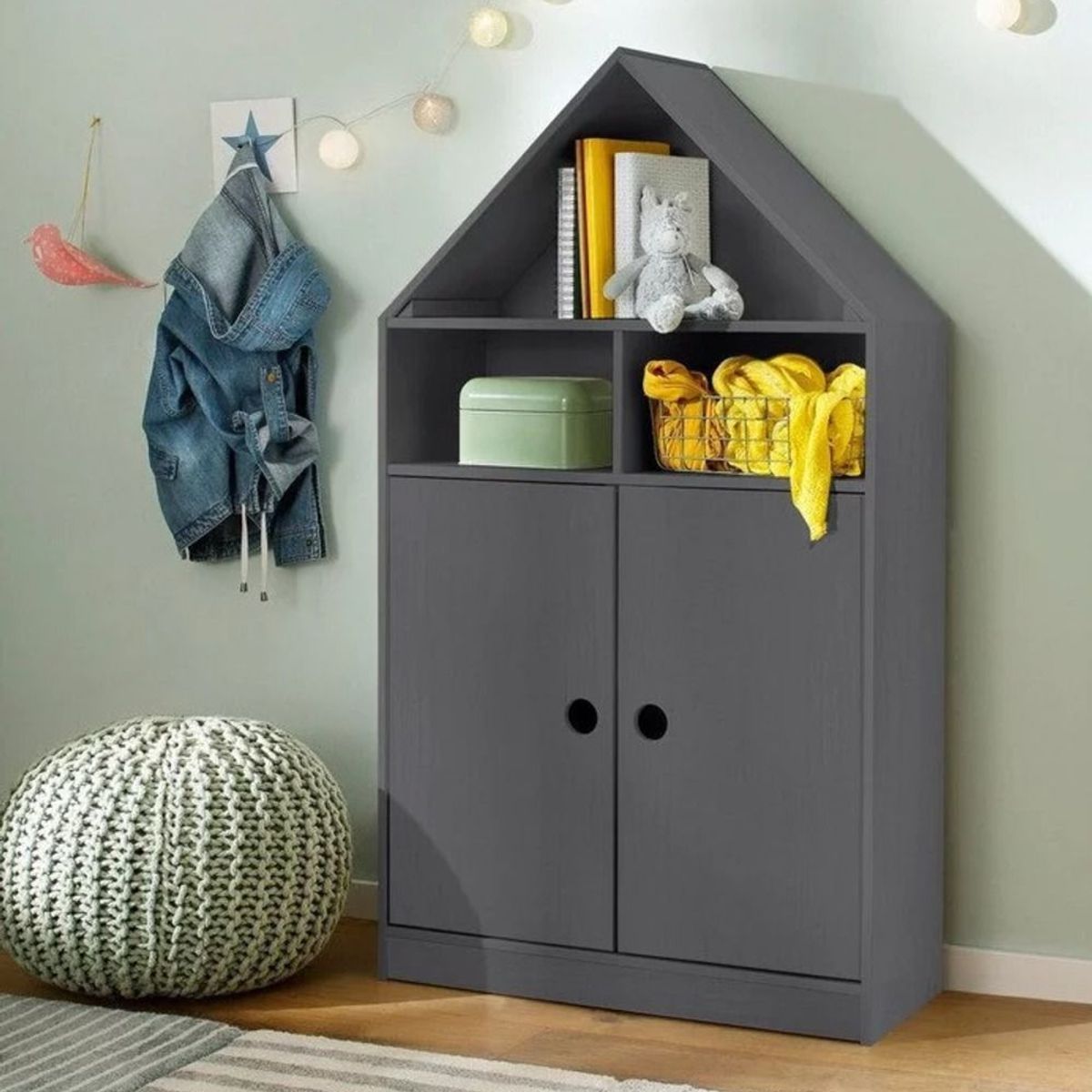 TU MESITA - Cómoda Infantil Bellota color Gris TU MESITA