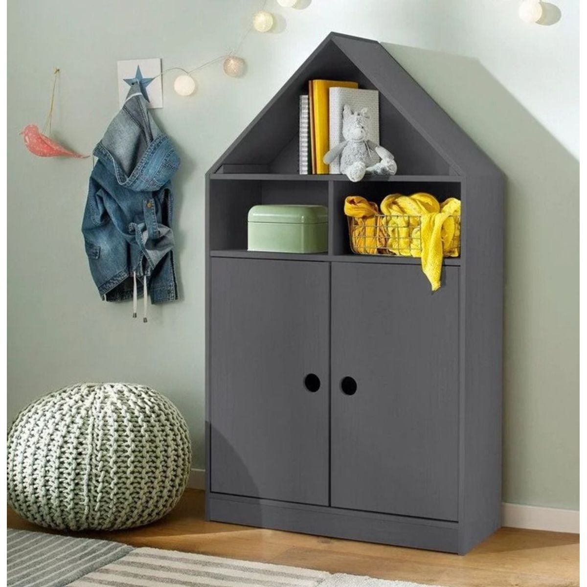 TU MESITA - Cómoda Infantil Bellota color Gris TU MESITA