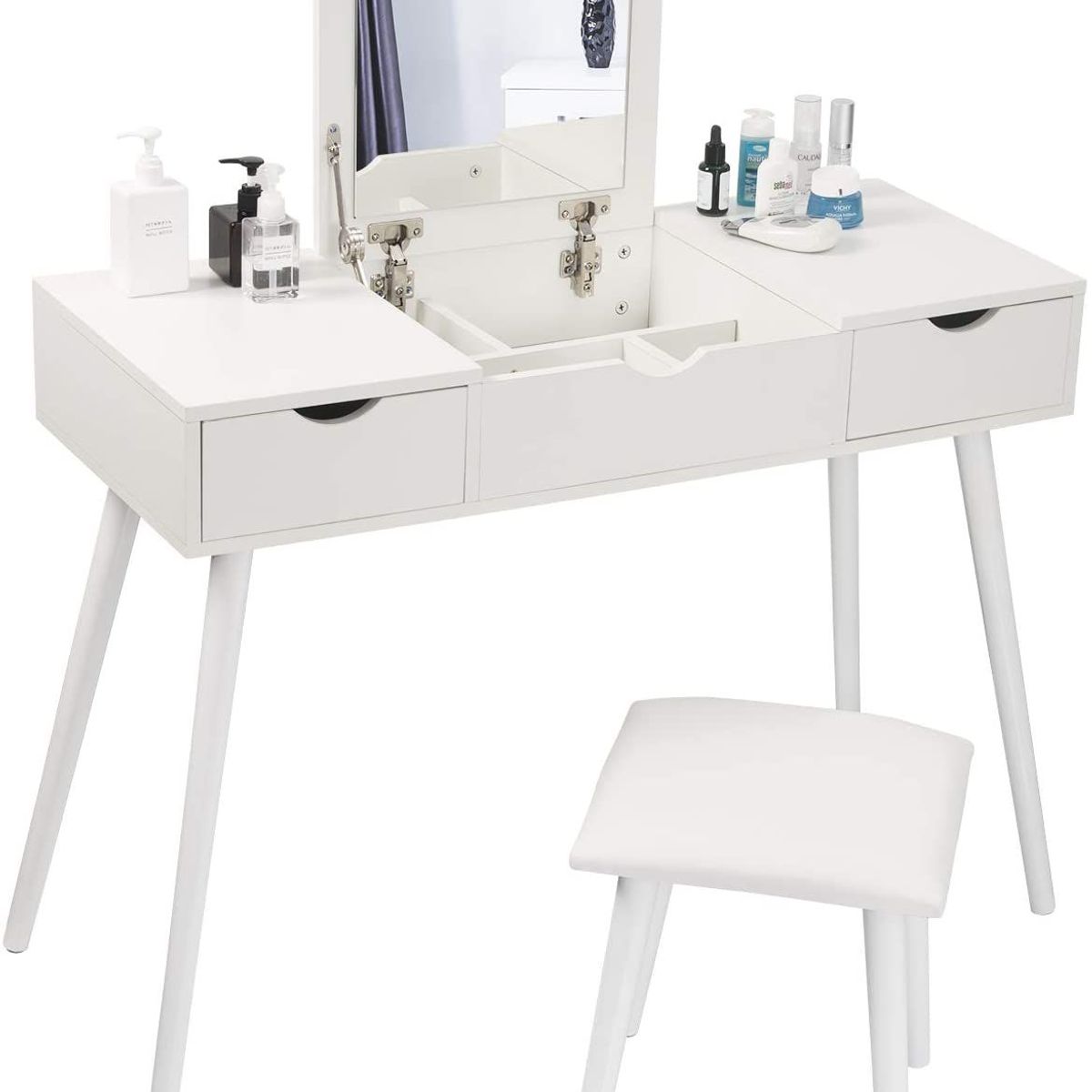 TU MESITA - Tocador Blanco Caramá 100cm