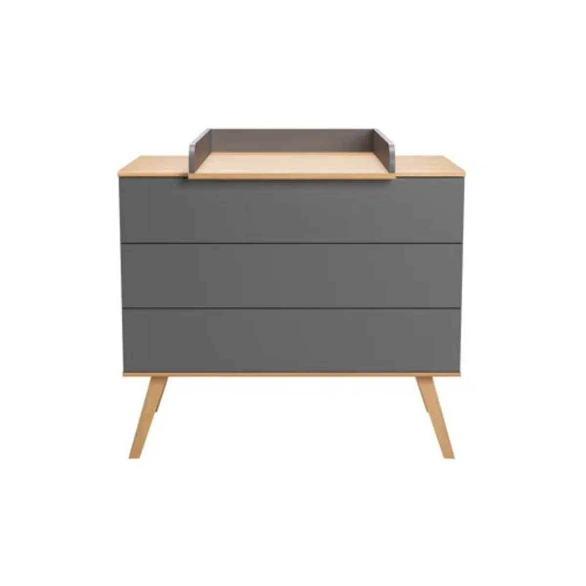 TU MESITA - Cómoda Infantil Vintage Riley Negro