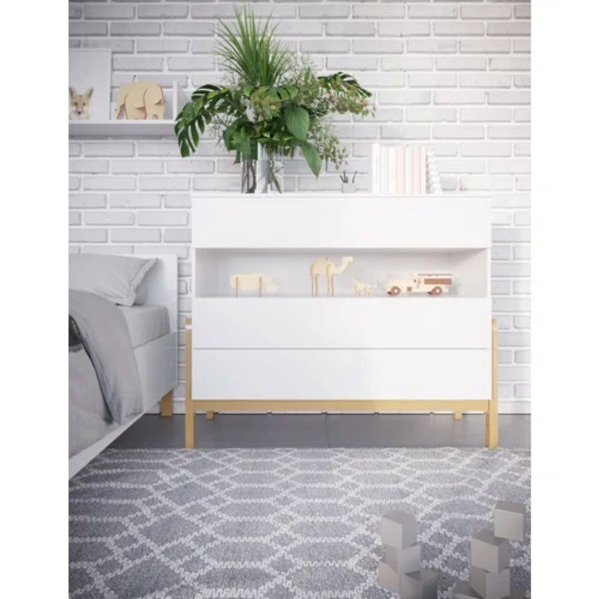 TU MESITA - Cómoda Infantil Vintage Amelia Blanca