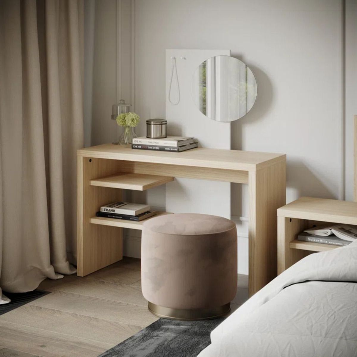 TU MESITA - Tocador Contemporáneo Caraveli Blanco