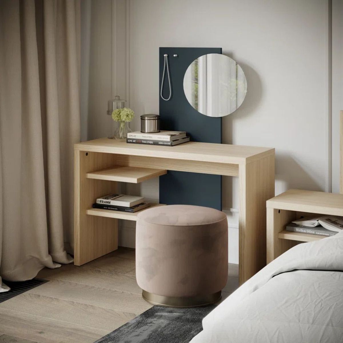 TU MESITA - Tocador Contemporáneo Caraveli Gris