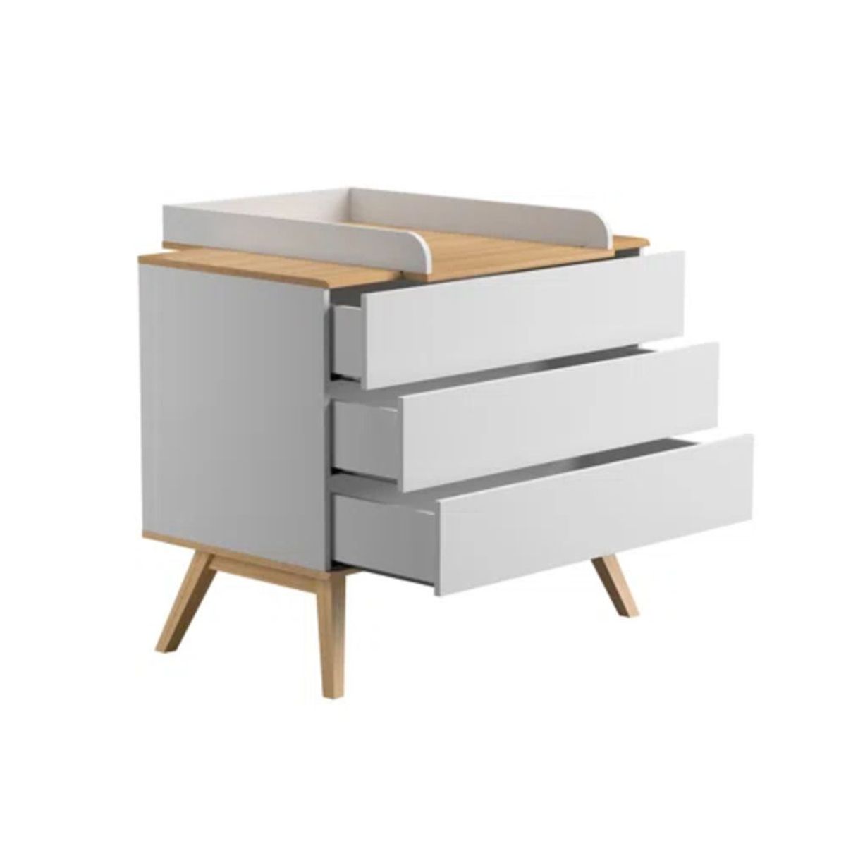 TU MESITA - Cómoda Infantil Vintage Riley Blanco