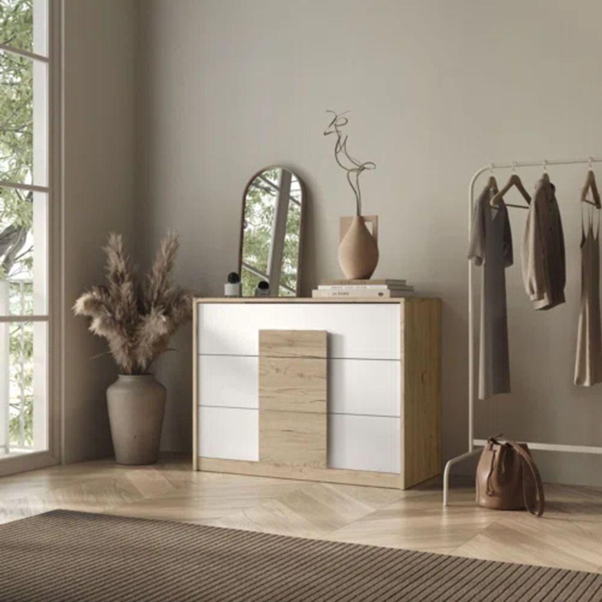 TU MESITA - Cómoda Contemporánea Pereda 3 Cajones