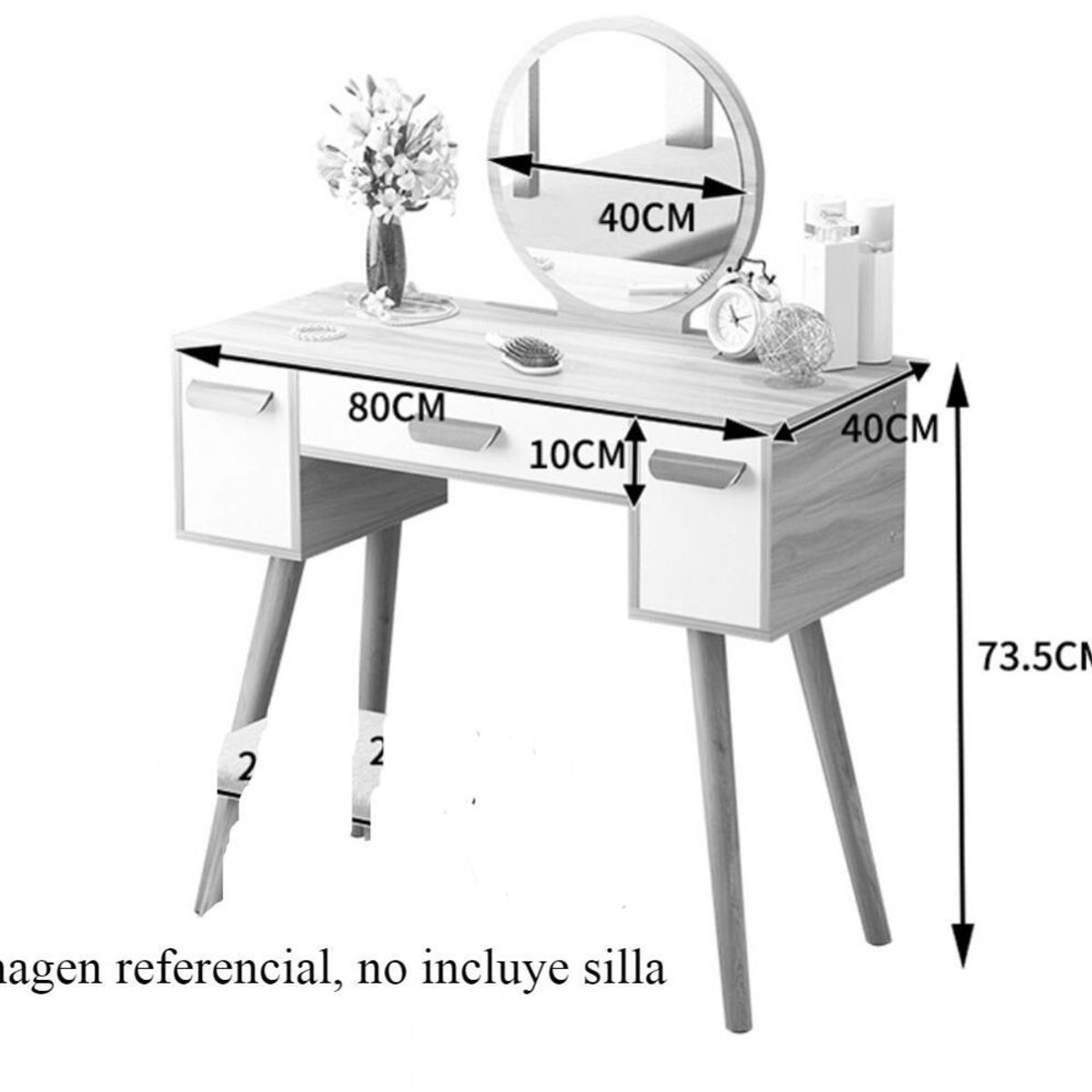 TU MESITA - Tocador Vintage Moderno Paty Duna