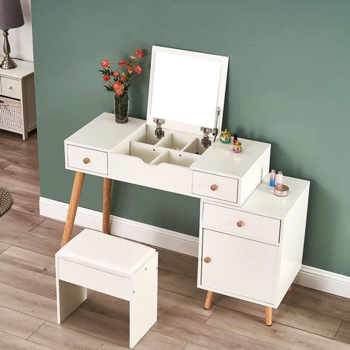 TU MESITA - Tocador Vintage Moderno Angie 90cm