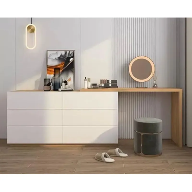 TU MESITA - Tocador Contemporáneo Vico Blanco 210 cm