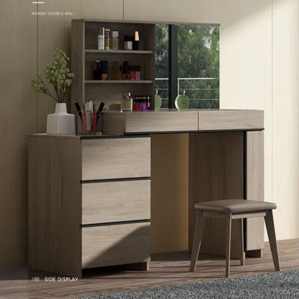 TU MESITA - Tocador Contemporáneo Duncan 140cm