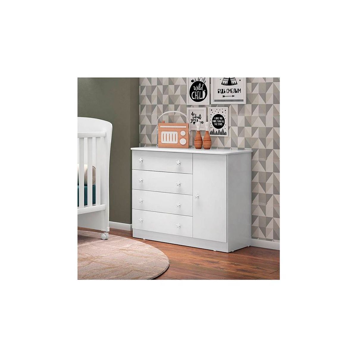TU MESITA - Cómoda Infantil Marcelino Blanco