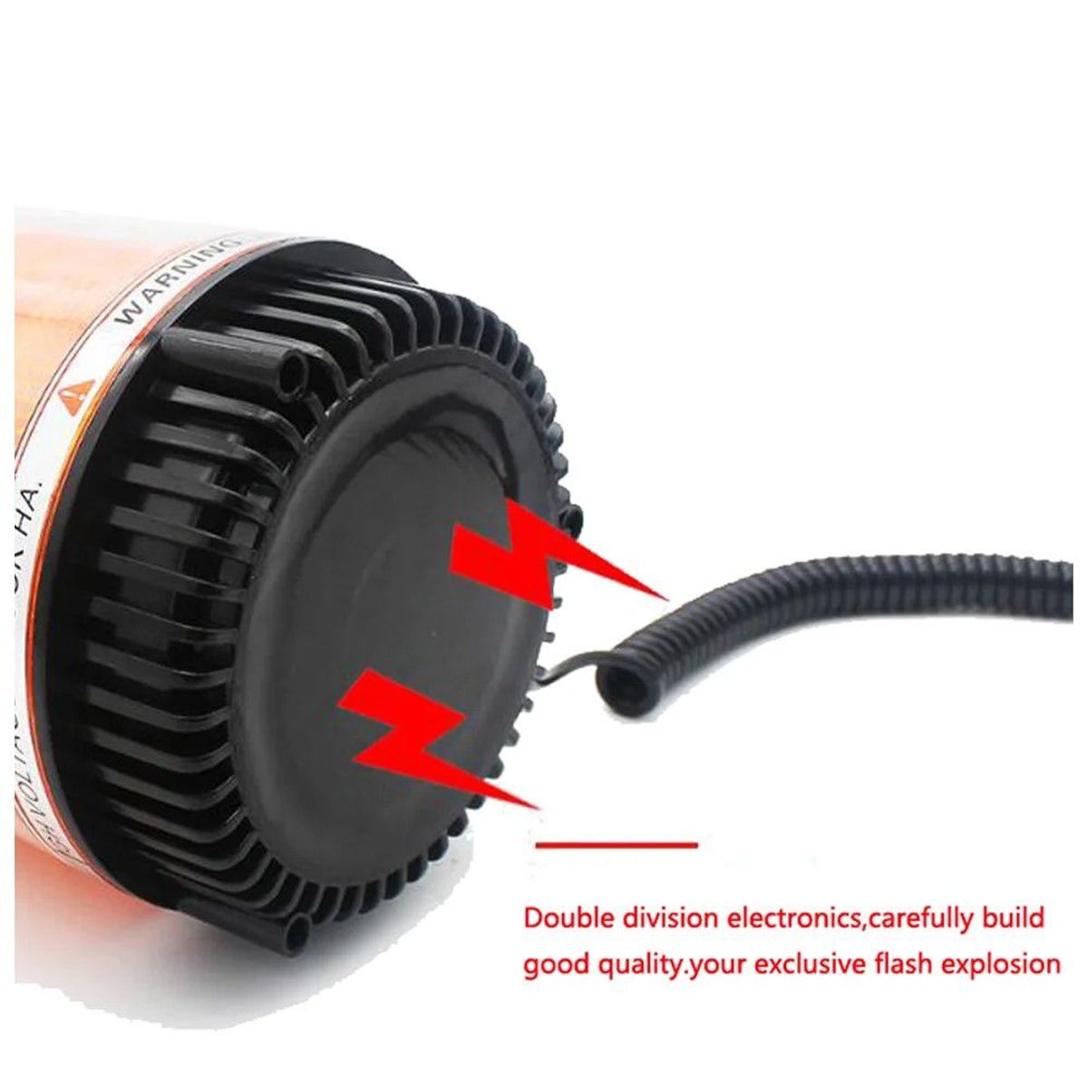 GENERICO - Circulina Led Estroboscópica 10 Led Base Magnética 12v Azul