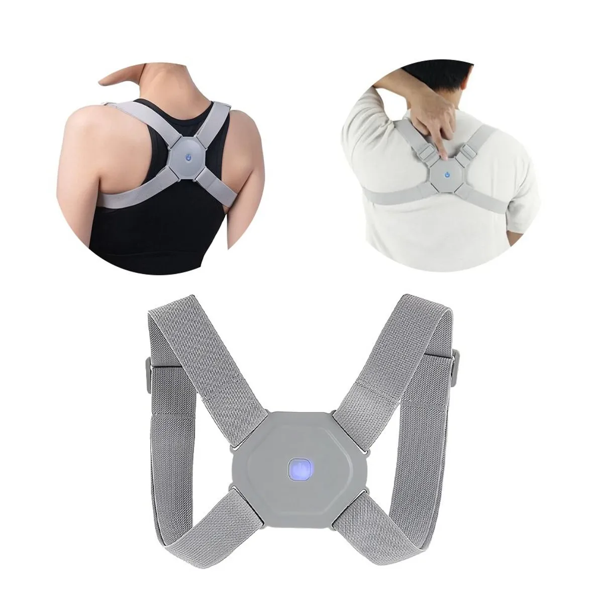 GENERICO - Corrector de Postura Unisex con Sensor