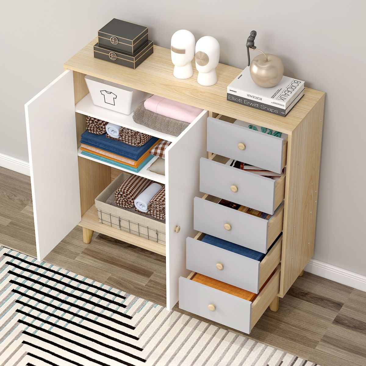 TU MESITA - Cómoda Nora Color BlancoHaya TU MESITA