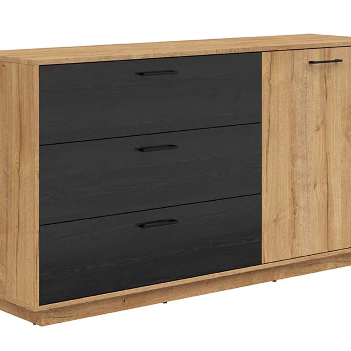 TU MESITA - Cómoda Clásica Alissa Color MacadamiaNegro TU MESITA