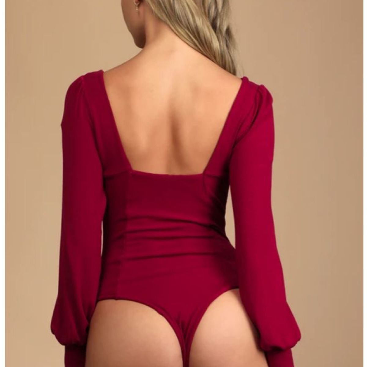 GENERICO - Body Flirting for Fun de manga larga de canalé - LULUS