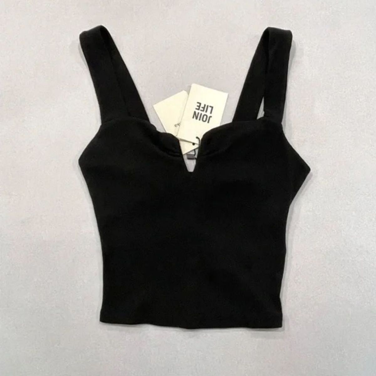 GENERICO - Camiseta sin mangas con escote en V profundo de la marca BERSKA