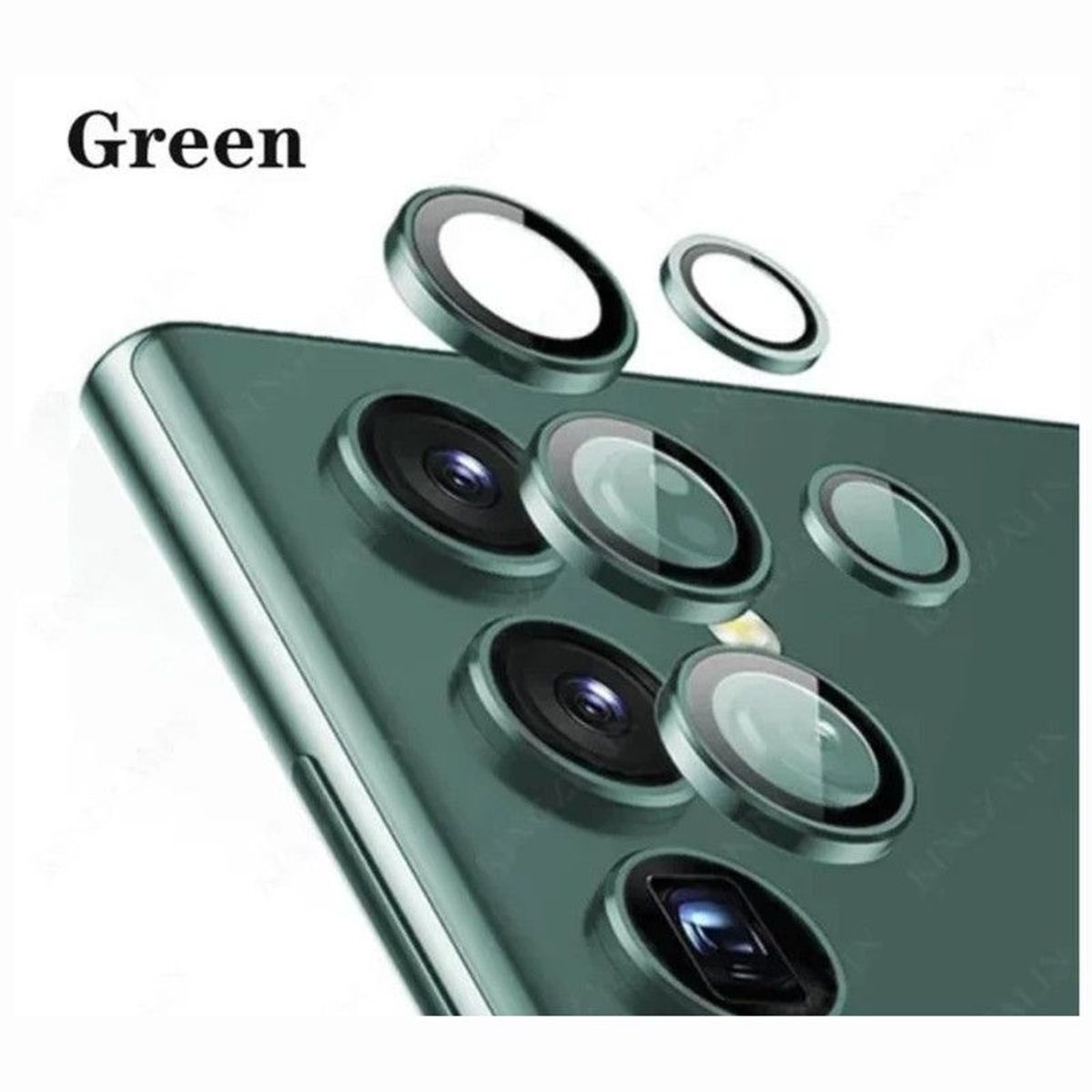 GENERICO - Mica de Vidrio Individual de Camara Samsung S24 Ultra - Green