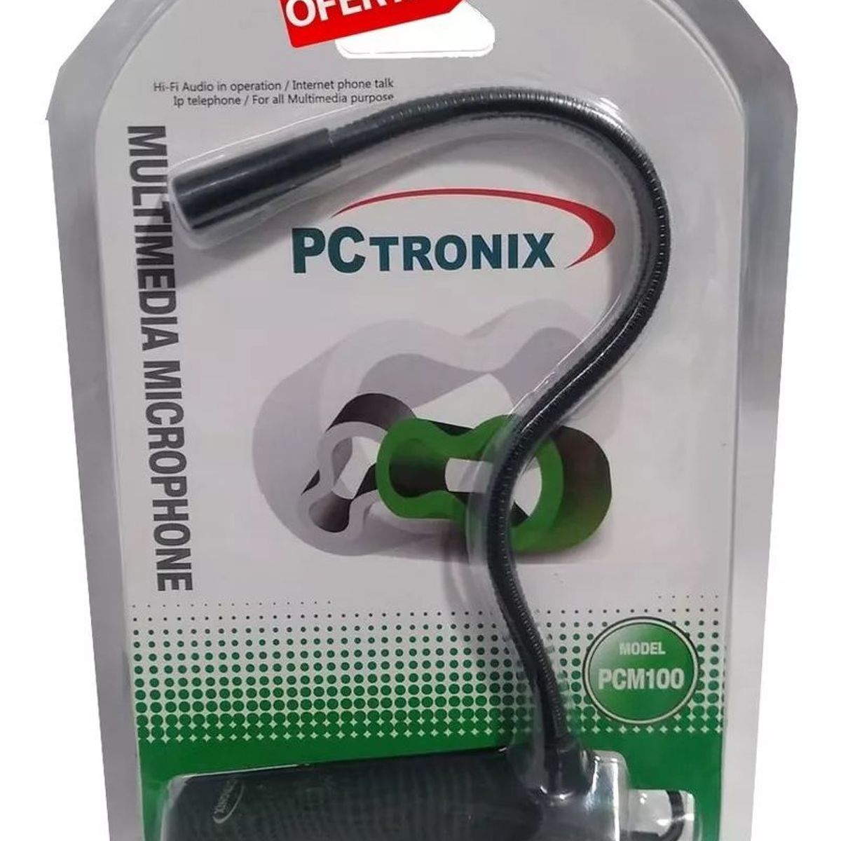 pctronix - Micrófono Pedestal Pcm100 conexión USB Par Pc