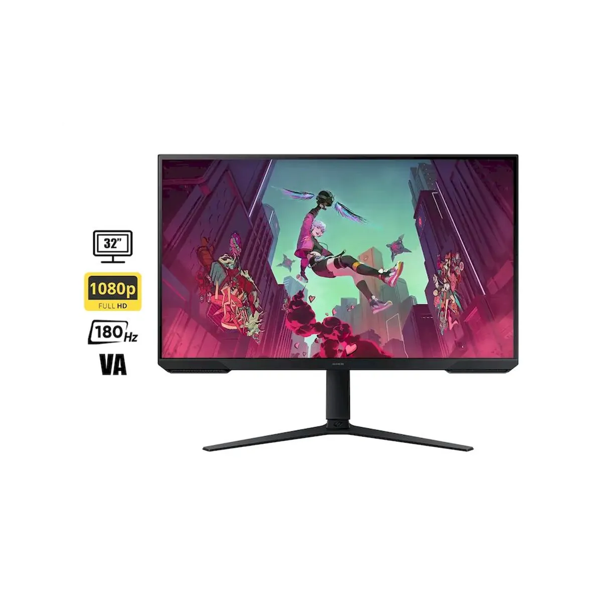 SAMSUNG - MONITOR SAMSUNG LS32DG300ELXPE 32 FHD 180Hz 1Ms PIVOTE DISPLAYPORT