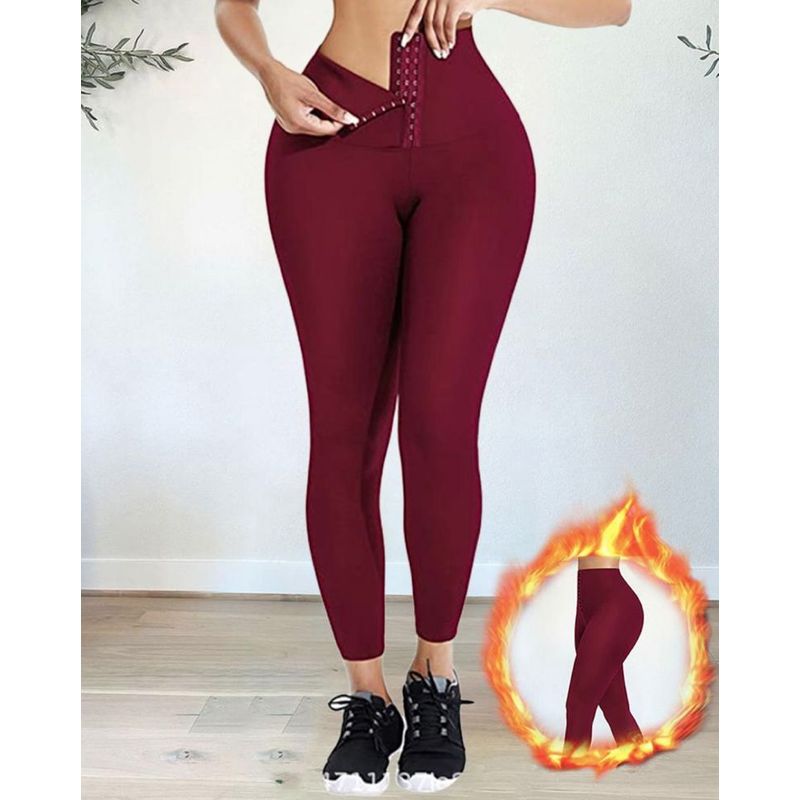 GENERICO - Pantalones de yoga con forro polar