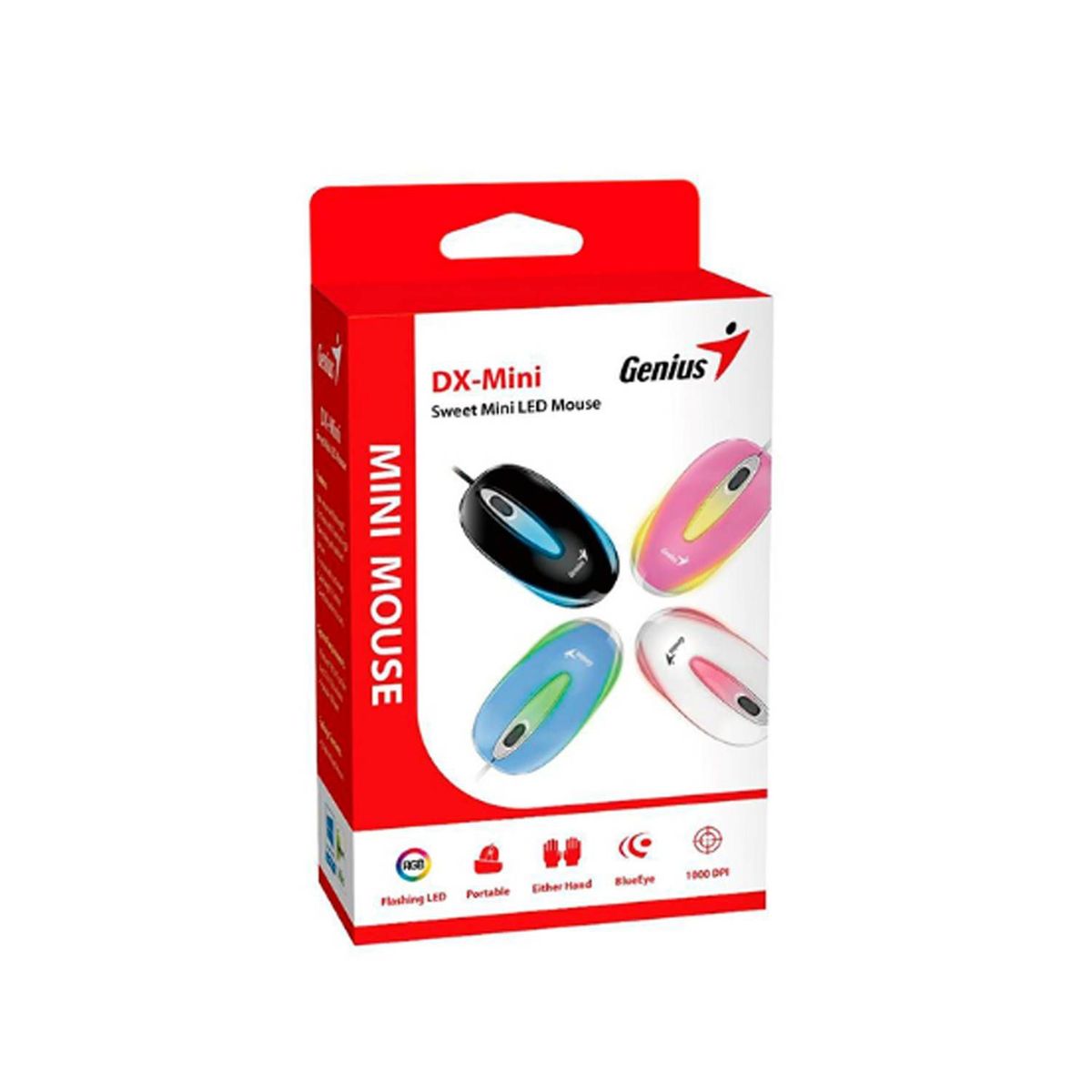 GENIUS - Mouse Genius Dx Mini Usb Blueeye Rgb Negr
