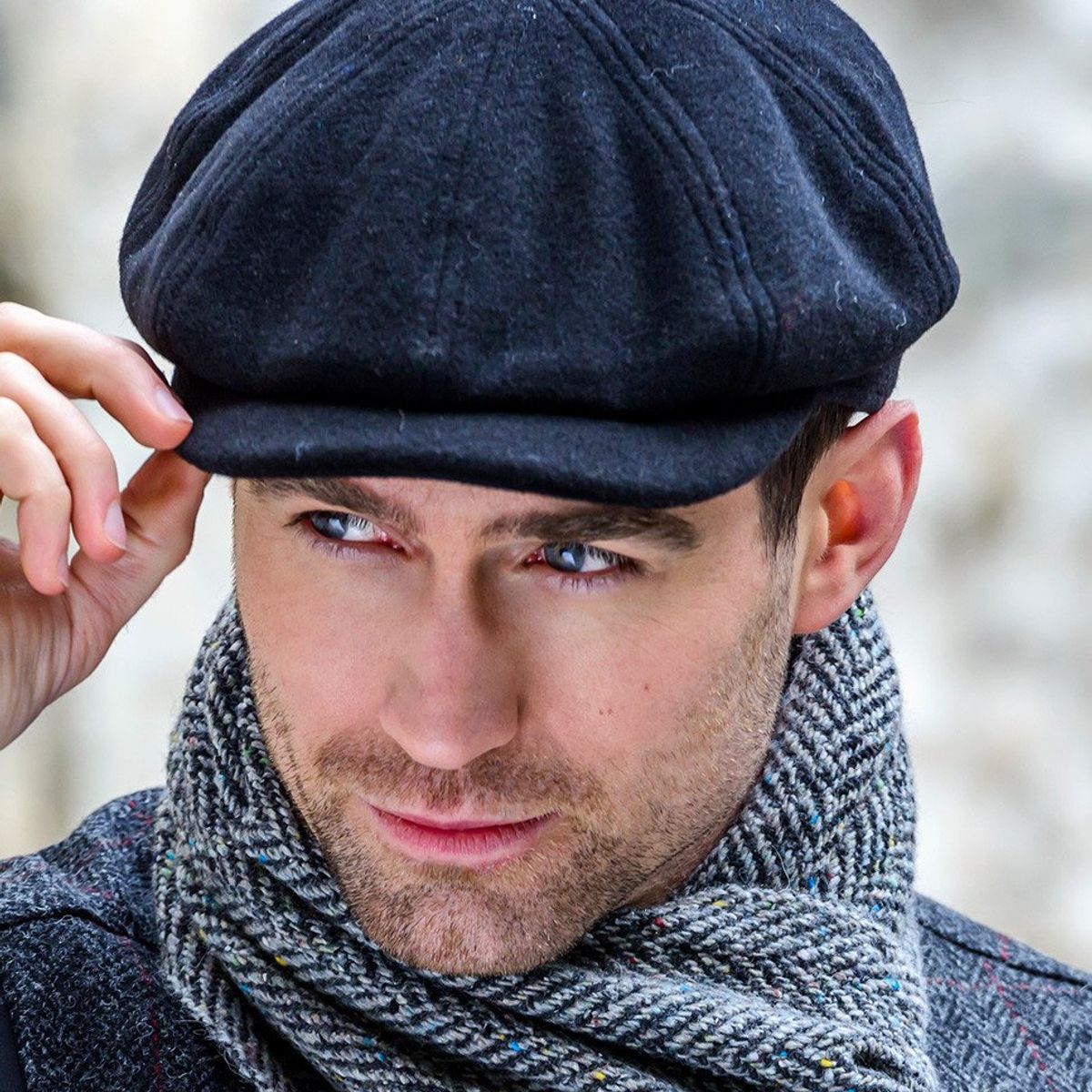 KAST PE - Boina Gorra Hombre Modelo Beck Clasica - Azul - Talla XL