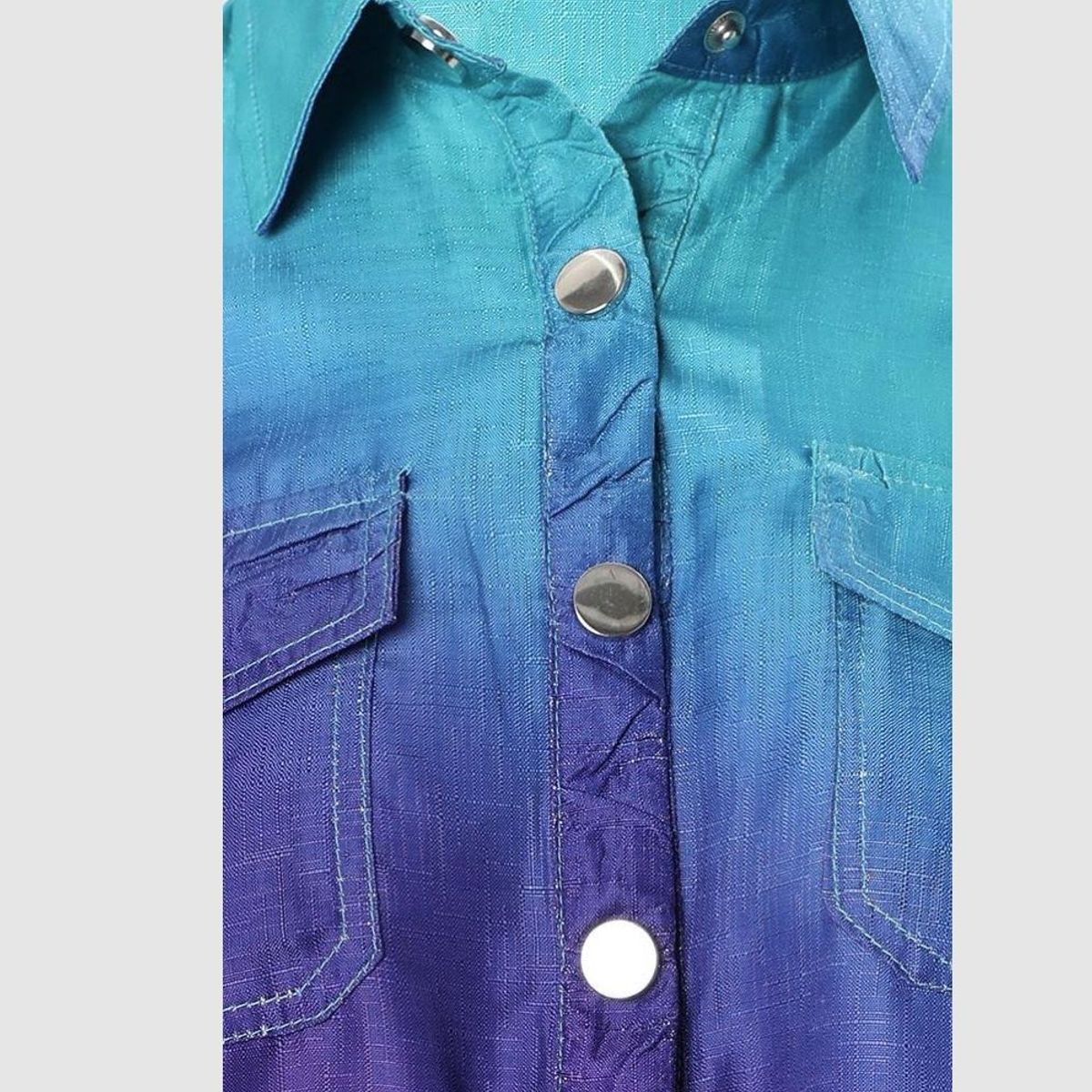 GENERICO - EXCLUSIVA Chaqueta de Manga Larga con Volantes Degradado