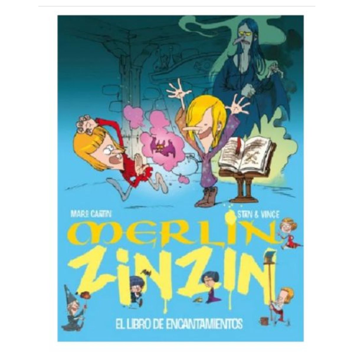 GENERICO - Libro Infantil Merlin Zinzin el Libro de Encantamientos
