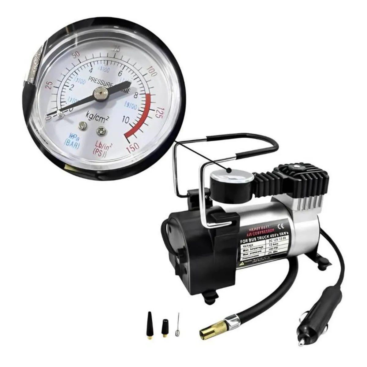 GENERICO - Compresor Aire Profesional Auto Camioneta Inflador Llanta