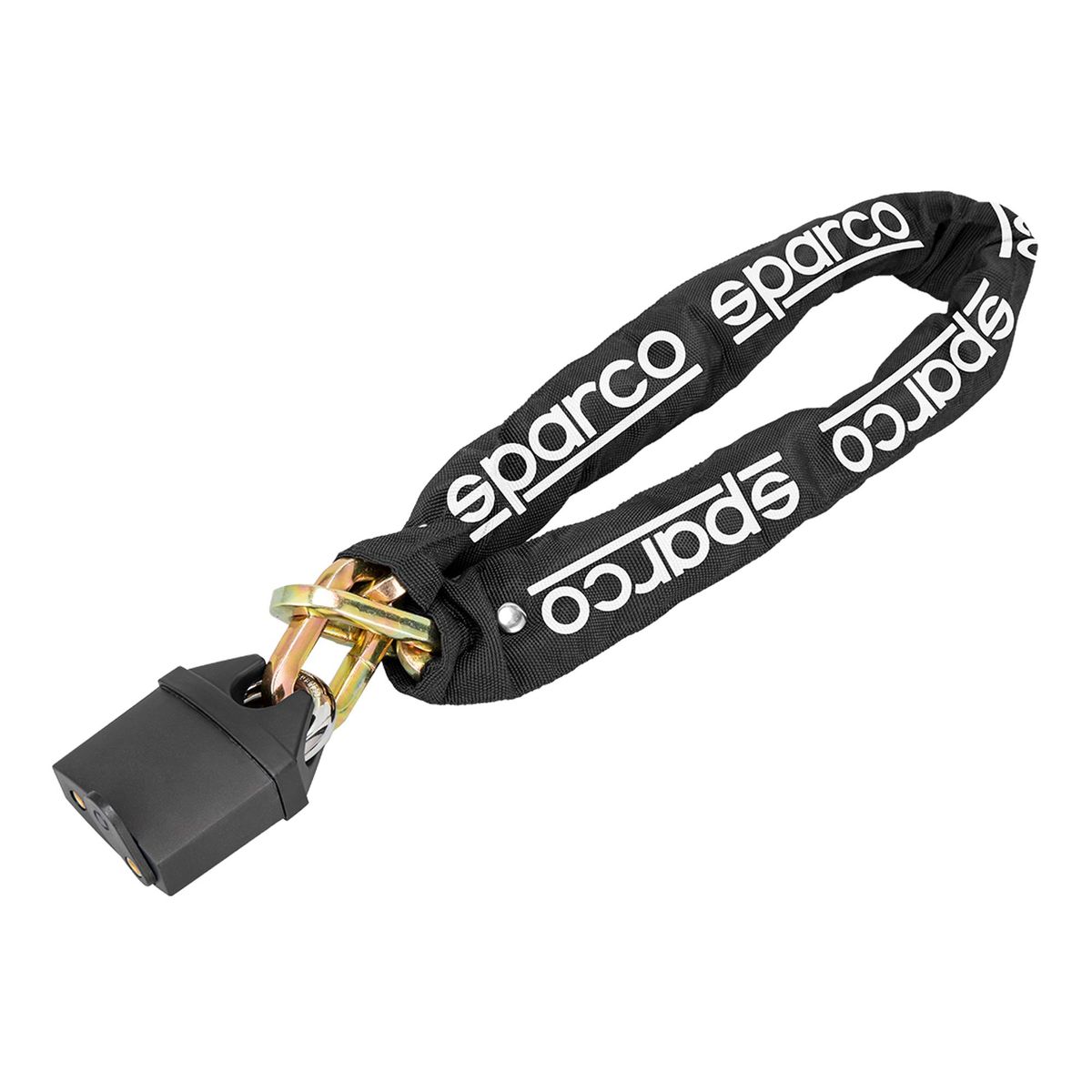 SPARCO - Candado de Seguridad SPARCO Rueda de Repuesto SPT181BK Negro